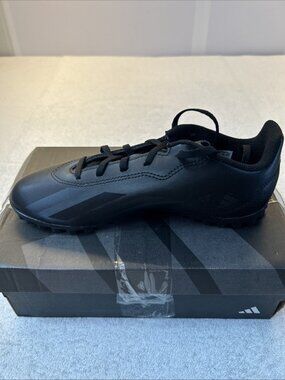 Adidas Kids Size 6 X Crazyfast.4 Turf TF Black Soccer Shoes Cleats NEW in Box